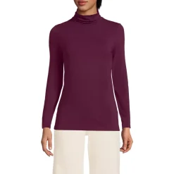 Lightweight Jersey Long Sleeve Turtleneck