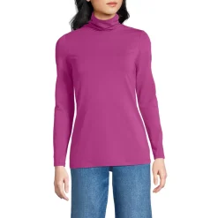 Lightweight Jersey Long Sleeve Turtleneck