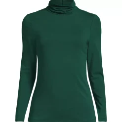 Lightweight Jersey Long Sleeve Turtleneck