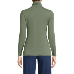 Lightweight Jersey Long Sleeve Turtleneck