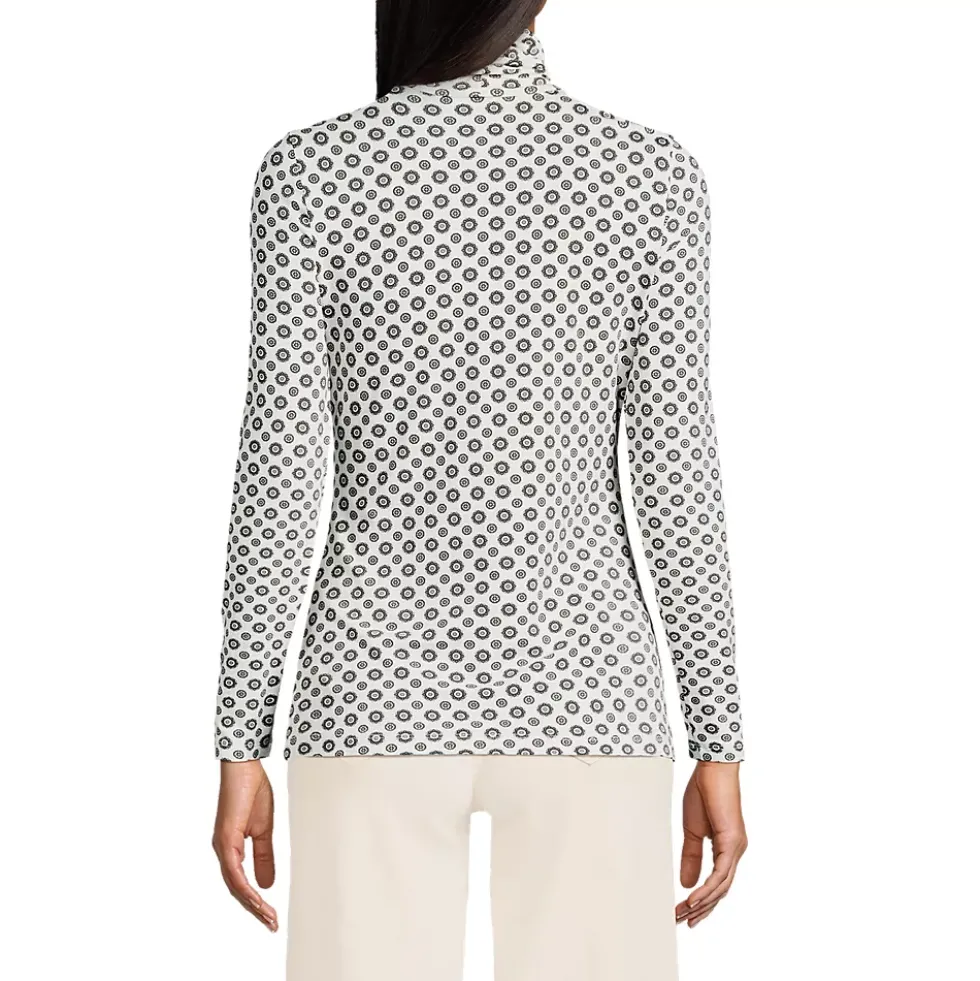 Lightweight Jersey Long Sleeve Turtleneck