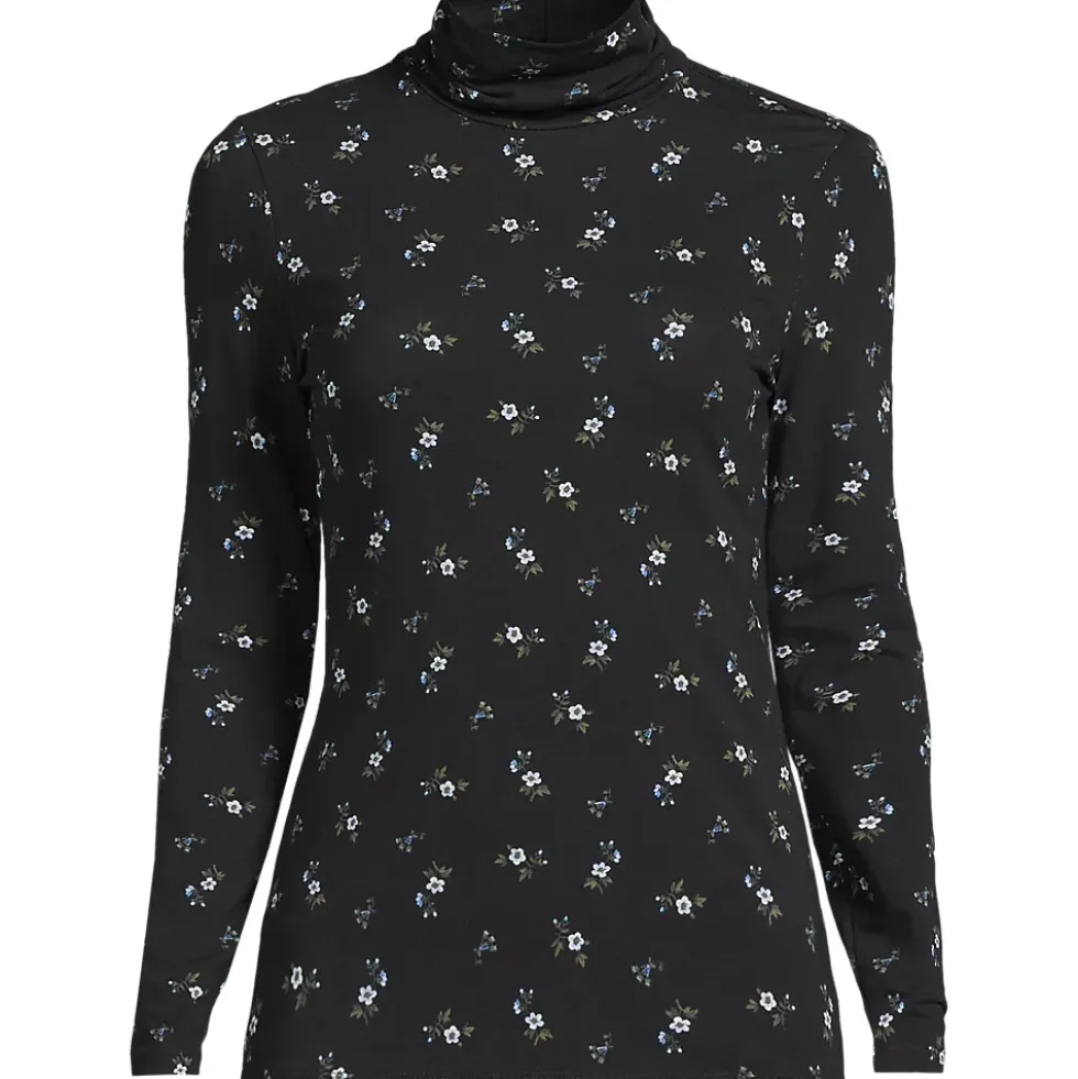 Lightweight Jersey Long Sleeve Turtleneck