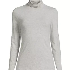 Lightweight Jersey Long Sleeve Turtleneck