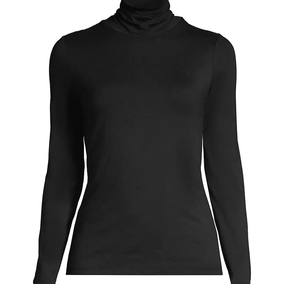 Lightweight Jersey Long Sleeve Turtleneck