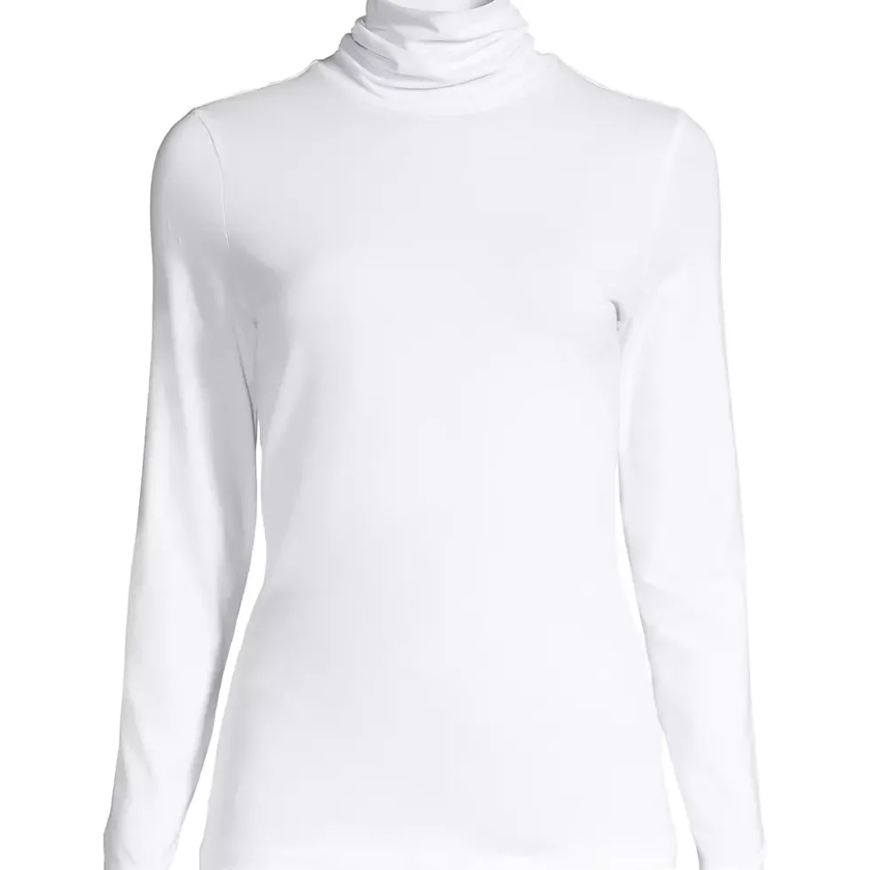 Lightweight Jersey Long Sleeve Turtleneck