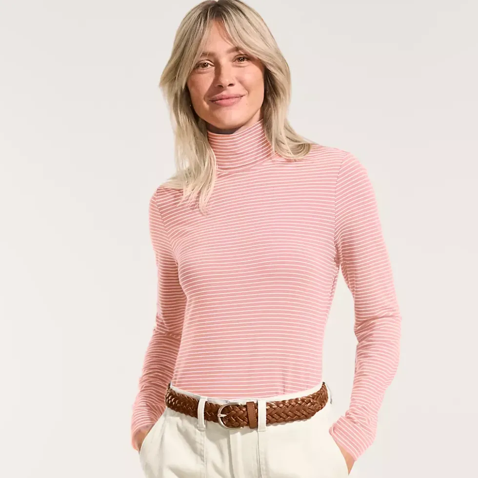 Lightweight Jersey Long Sleeve Turtleneck