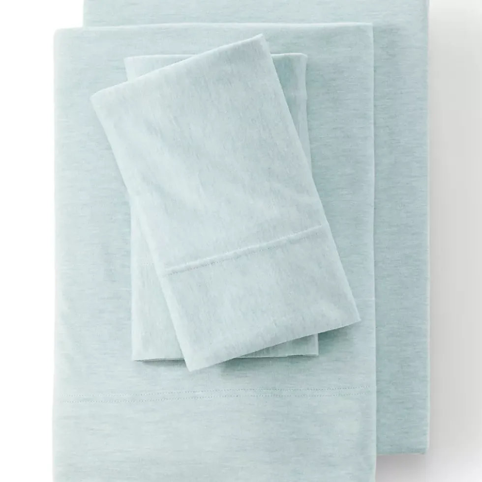 Lightweight Stretch Modal Jersey Heathered Bed Sheet Set