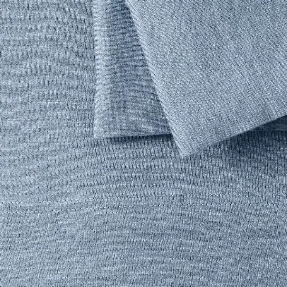 Lightweight Stretch Modal Jersey Heathered Bed Sheet Set