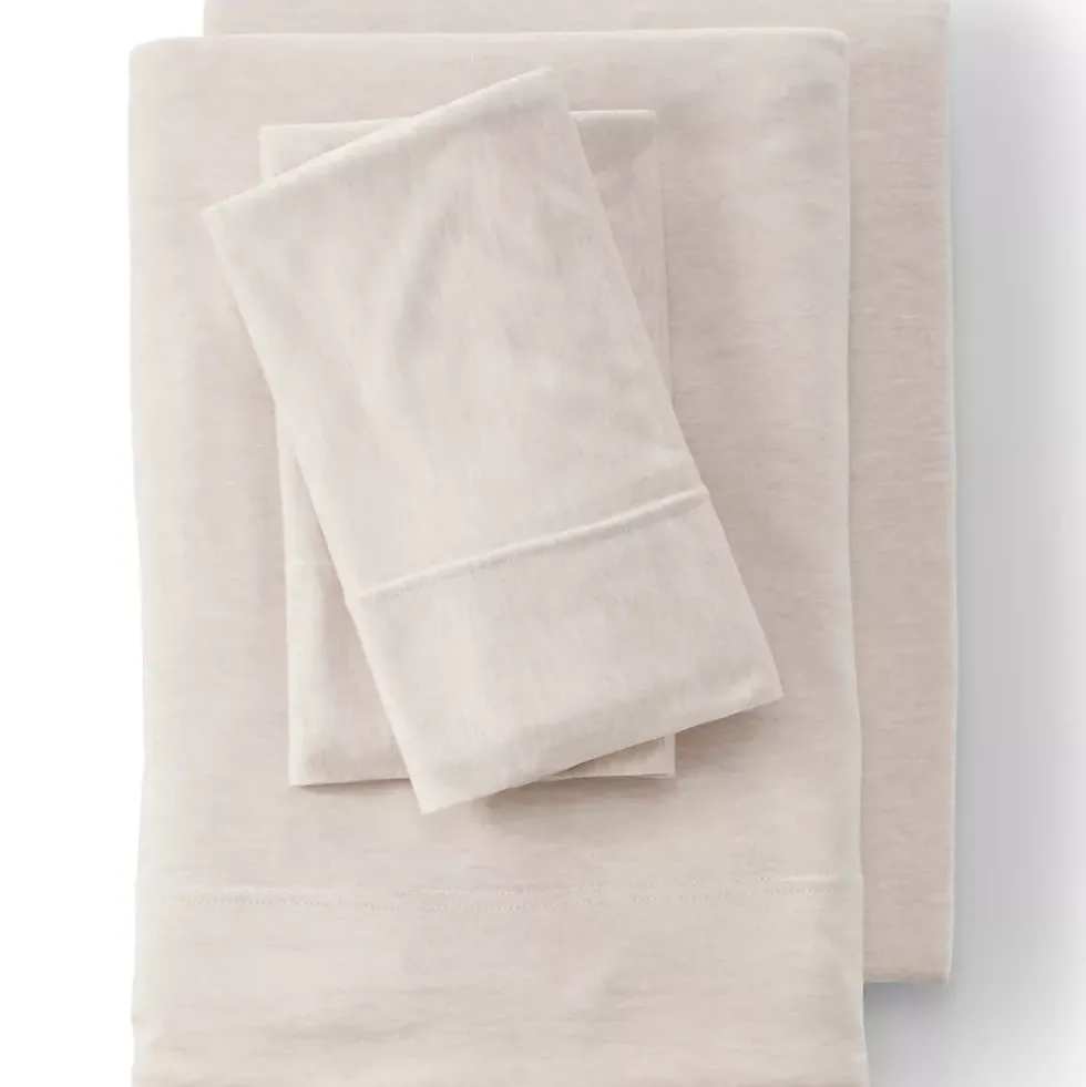 Lightweight Stretch Modal Jersey Heathered Bed Sheet Set
