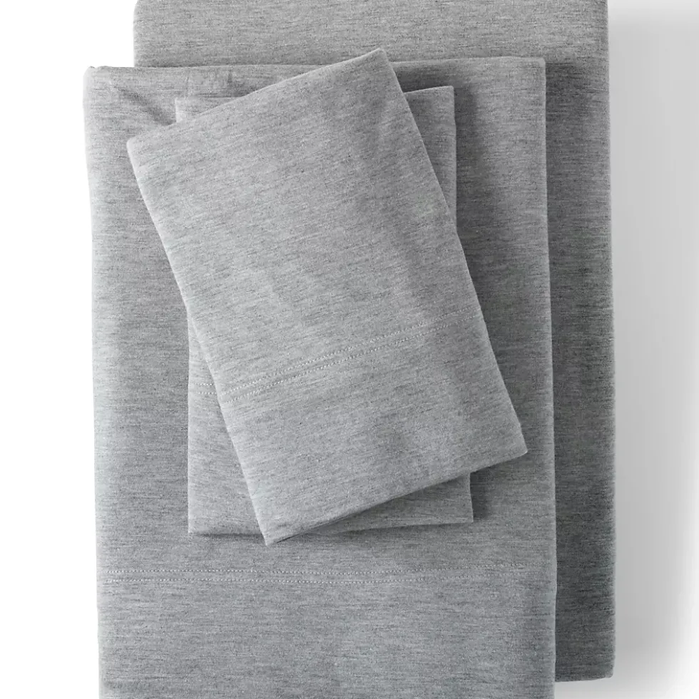 Lightweight Stretch Modal Jersey Heathered Bed Sheet Set