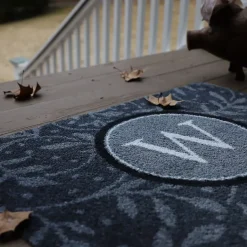 Matterly Monogrammed Wisteria Doormat - Standard