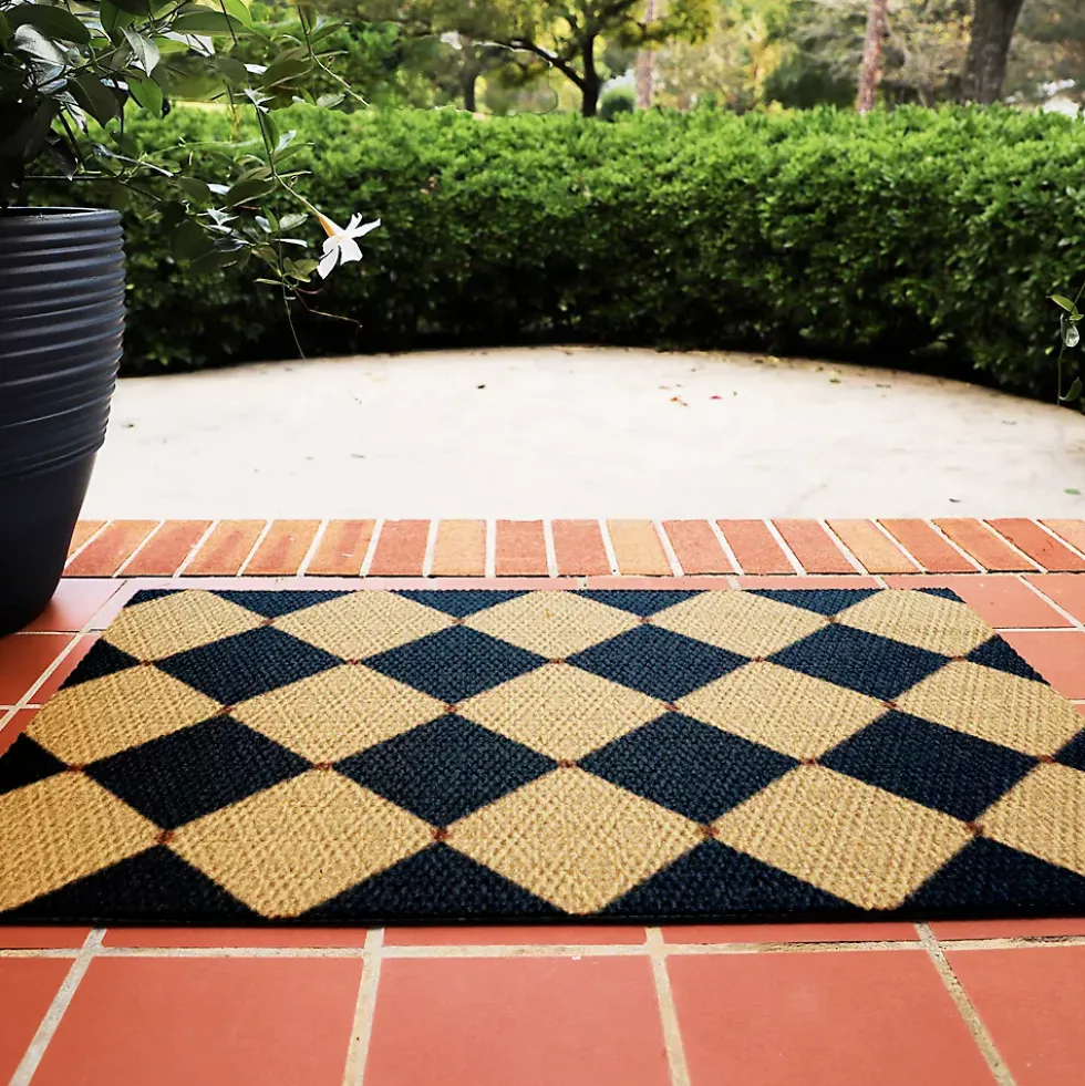 Matterly Neighburly Doormat Harlequin