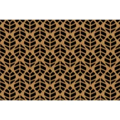 Matterly Neighburly Doormat Linear Leaf