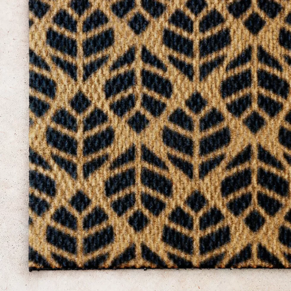 Matterly Neighburly Doormat Linear Leaf