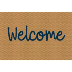 Matterly Neighburly Doormat Script Welcome