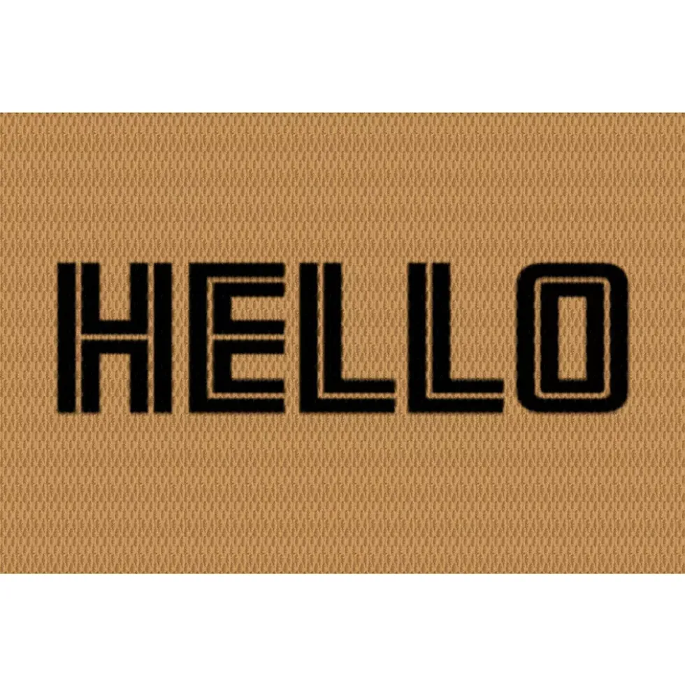 Matterly Neighburly Doormat Hello