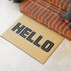 Matterly Neighburly Doormat Hello