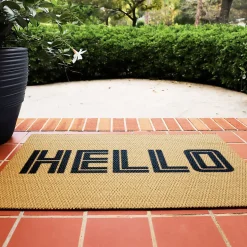 Matterly Neighburly Doormat Hello