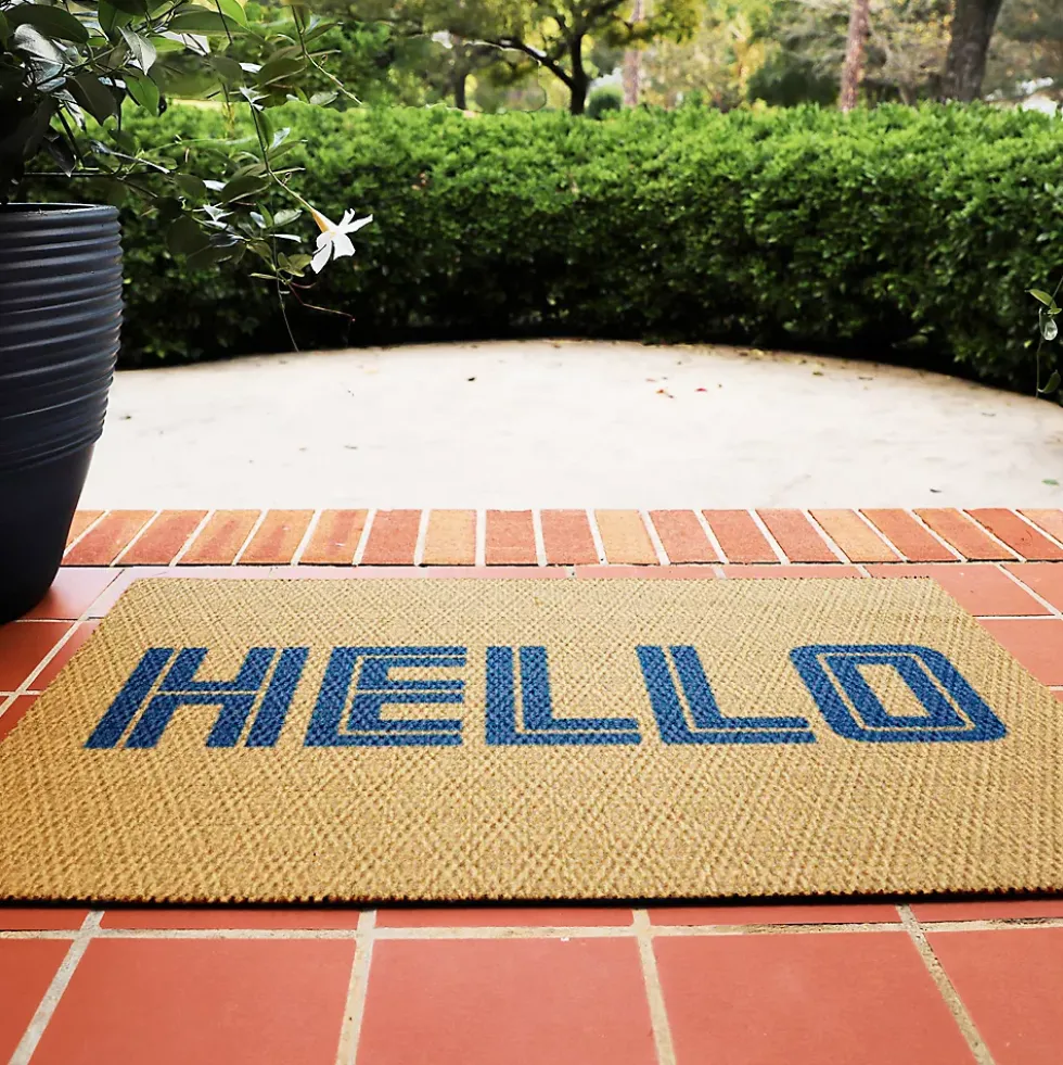 Matterly Neighburly Doormat Hello