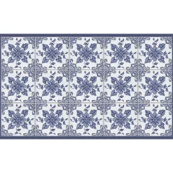 Matterly Skid Resistant Floral Floor Mat