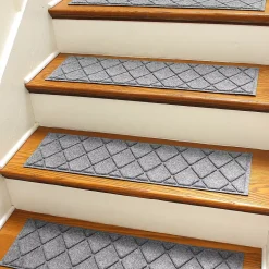 Matterly 8.5" x 30" Argyle Waterhog® Stair Treads - Set of 4