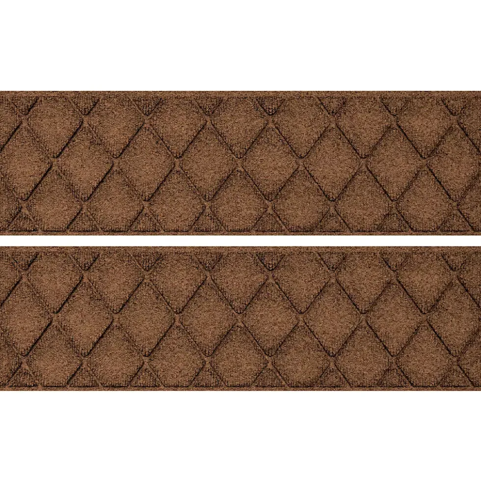 Matterly 8.5" x 30" Argyle Waterhog® Stair Treads - Set of 4