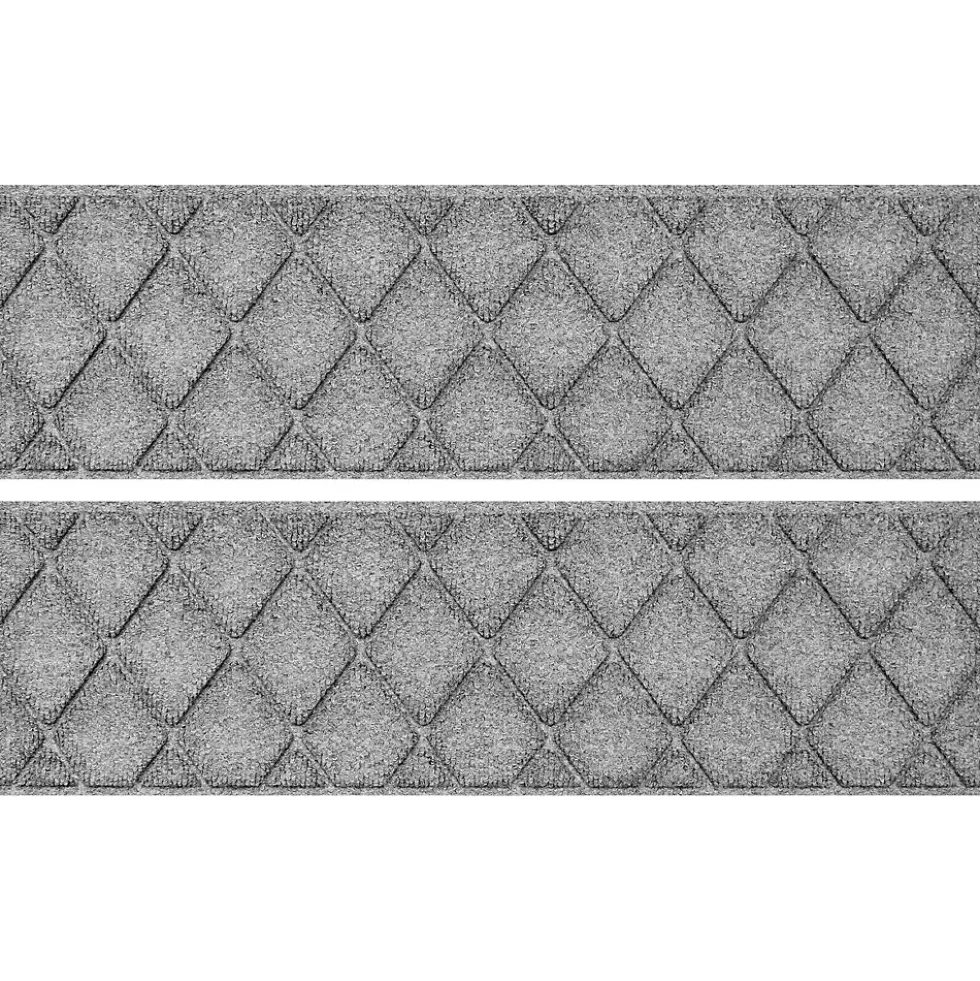 Matterly 8.5" x 30" Argyle Waterhog® Stair Treads - Set of 4