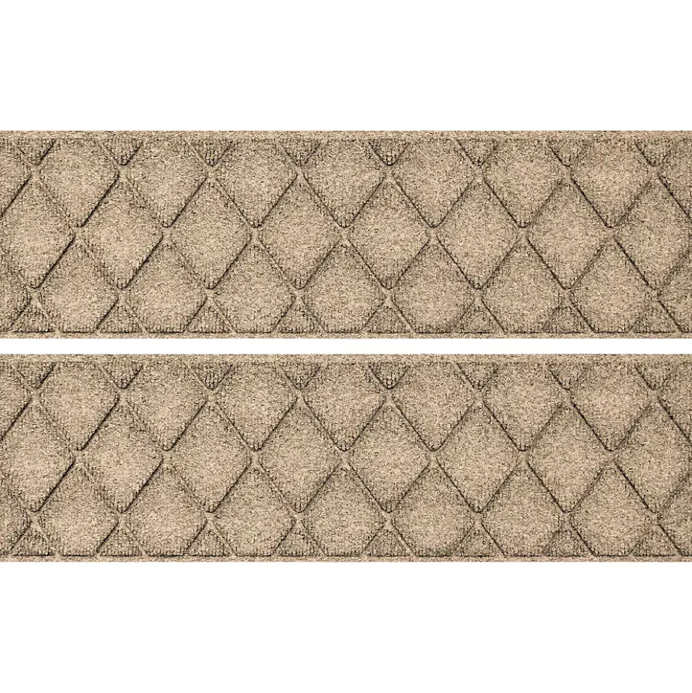Matterly 8.5" x 30" Argyle Waterhog® Stair Treads - Set of 4