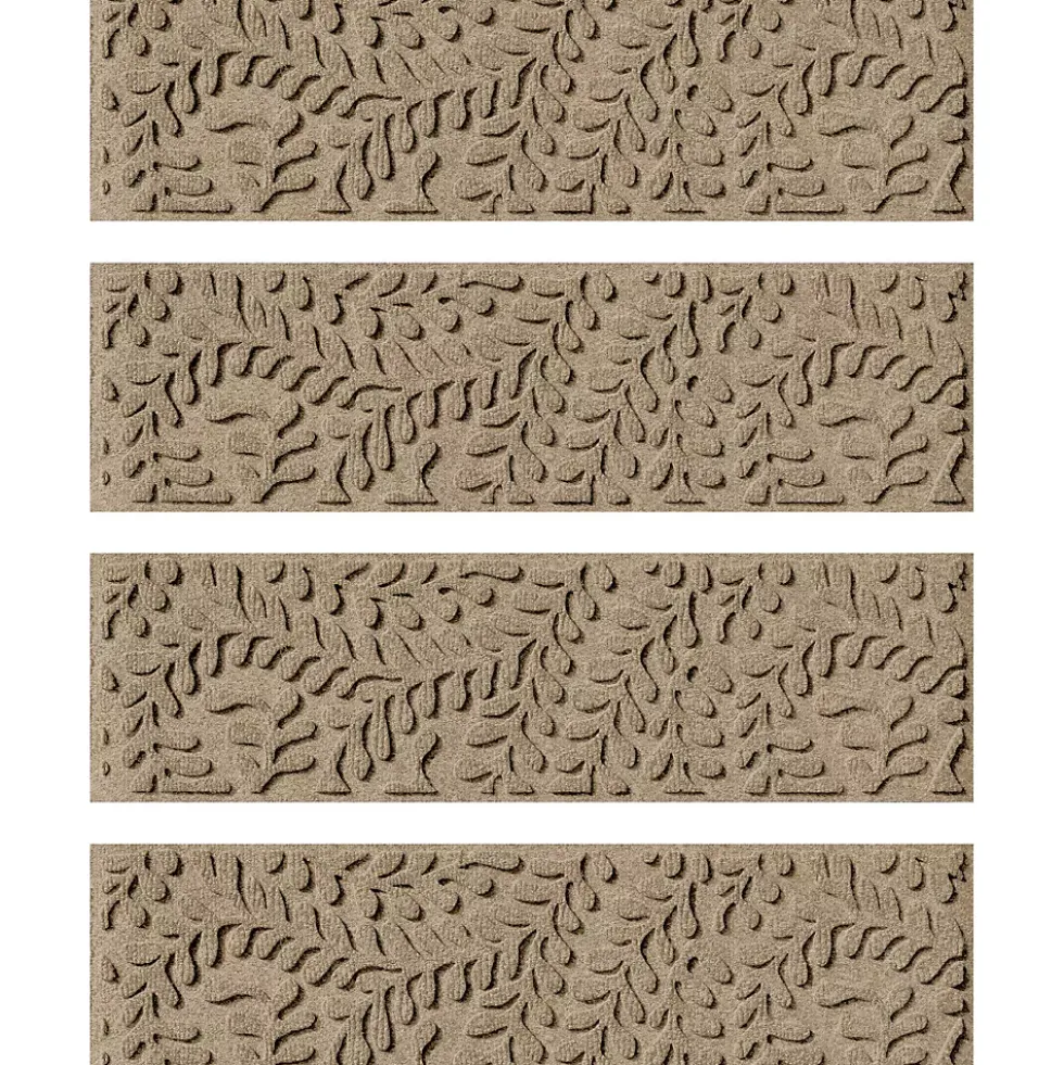 Matterly 8.5" x 30" Boxwood Waterhog® Stair Treads - Set of 4