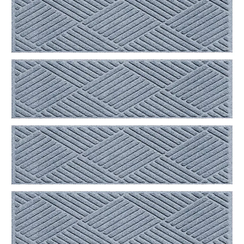 Matterly 8.5" x 30" Diamonds Waterhog® Stair Treads - Set of 4