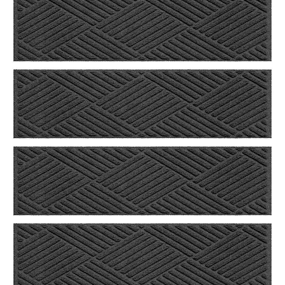 Matterly 8.5" x 30" Diamonds Waterhog® Stair Treads - Set of 4