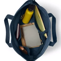 Medium 5 Pocket Open Top Canvas Tote Bag