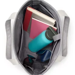Medium 5 Pocket Open Top Canvas Tote Bag