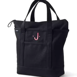 Medium 5 Pocket Open Top Canvas Tote Bag