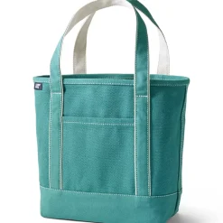 Medium 5 Pocket Open Top Canvas Tote Bag