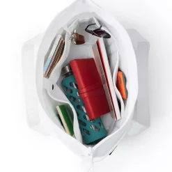 Medium 5 Pocket Open Top Canvas Tote Bag