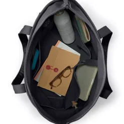 Medium 5 Pocket Open Top Canvas Tote Bag