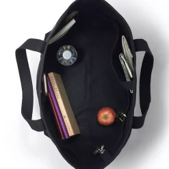 Medium 5 Pocket Open Top Canvas Tote Bag