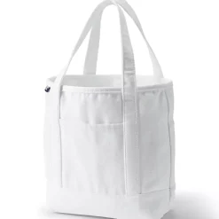 Medium 5 Pocket Open Top Canvas Tote Bag