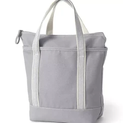 Medium 5 Pocket Open Top Canvas Tote Bag