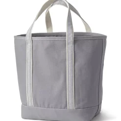 Medium 5 Pocket Open Top Canvas Tote Bag