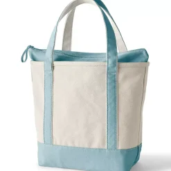 Medium 5 Pocket Open Top Canvas Tote Bag