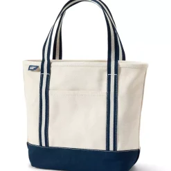 Medium 5 Pocket Open Top Canvas Tote Bag