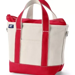 Medium 5 Pocket Open Top Canvas Tote Bag