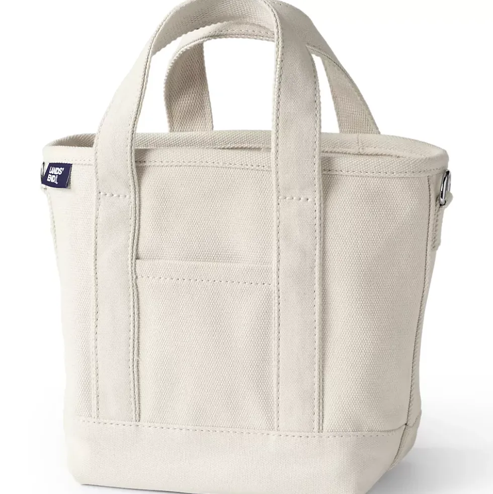 Medium 5 Pocket Open Top Canvas Tote Bag