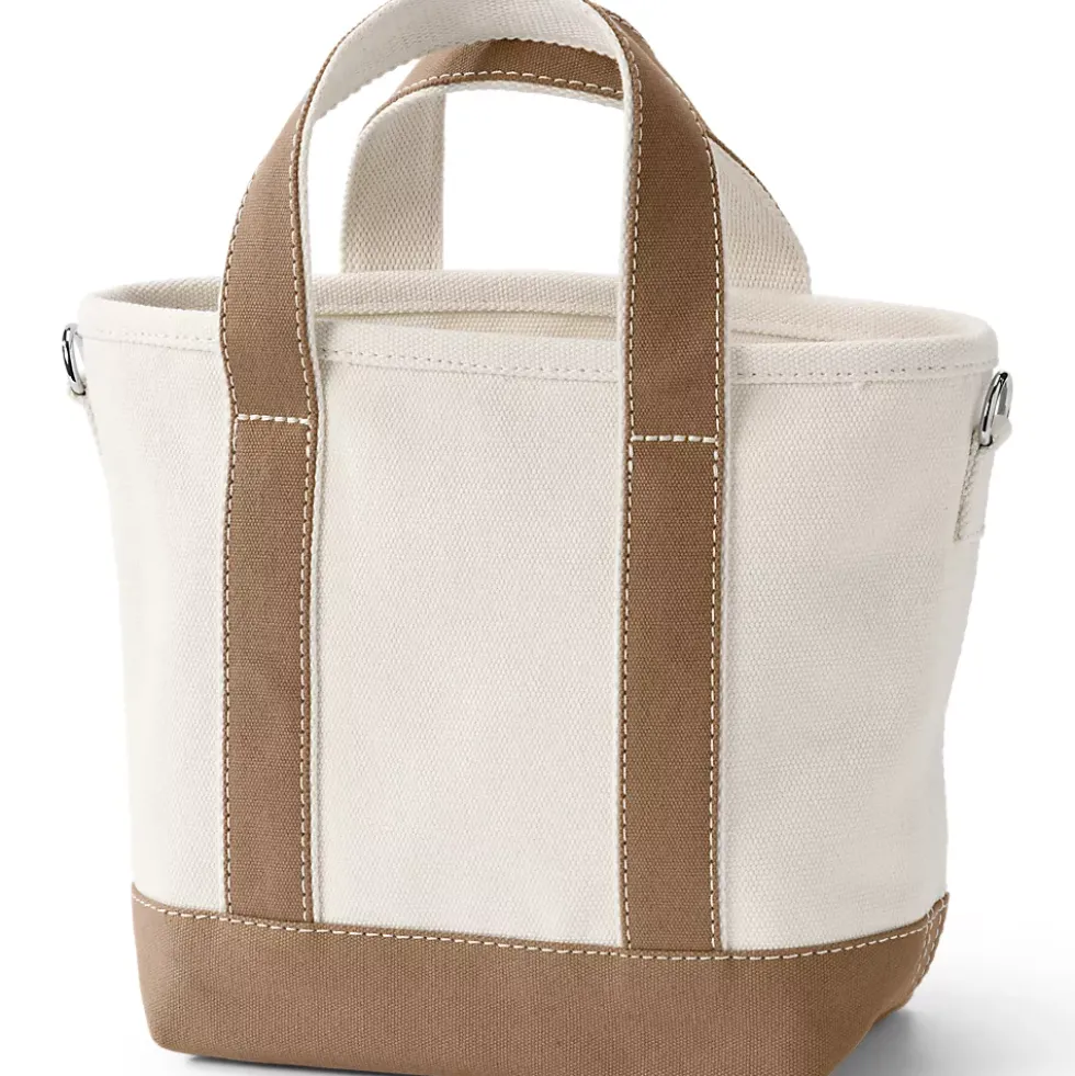 Medium 5 Pocket Open Top Canvas Tote Bag