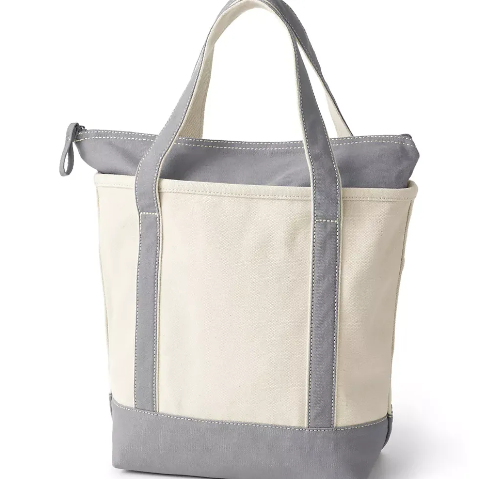 Medium 5 Pocket Open Top Canvas Tote Bag