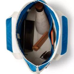 Medium 5 Pocket Open Top Canvas Tote Bag