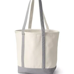 Medium 5 Pocket Open Top Canvas Tote Bag