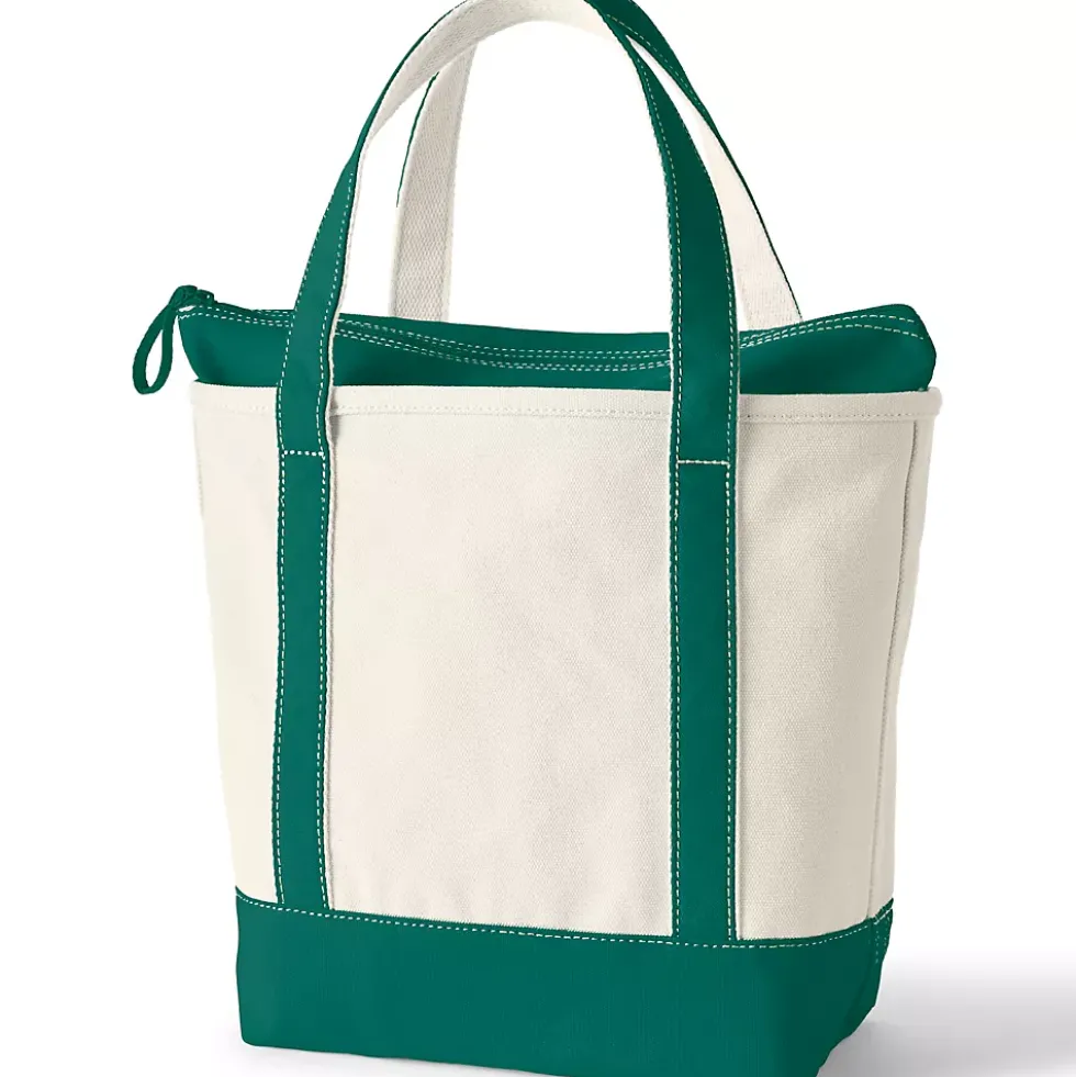Medium 5 Pocket Open Top Canvas Tote Bag